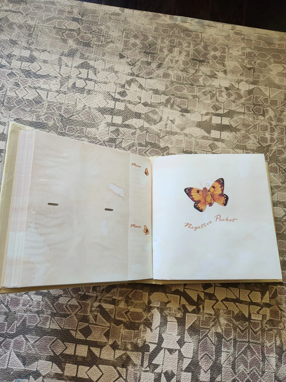 NWOB Anne Geddis Photo Album with Negative Pocket